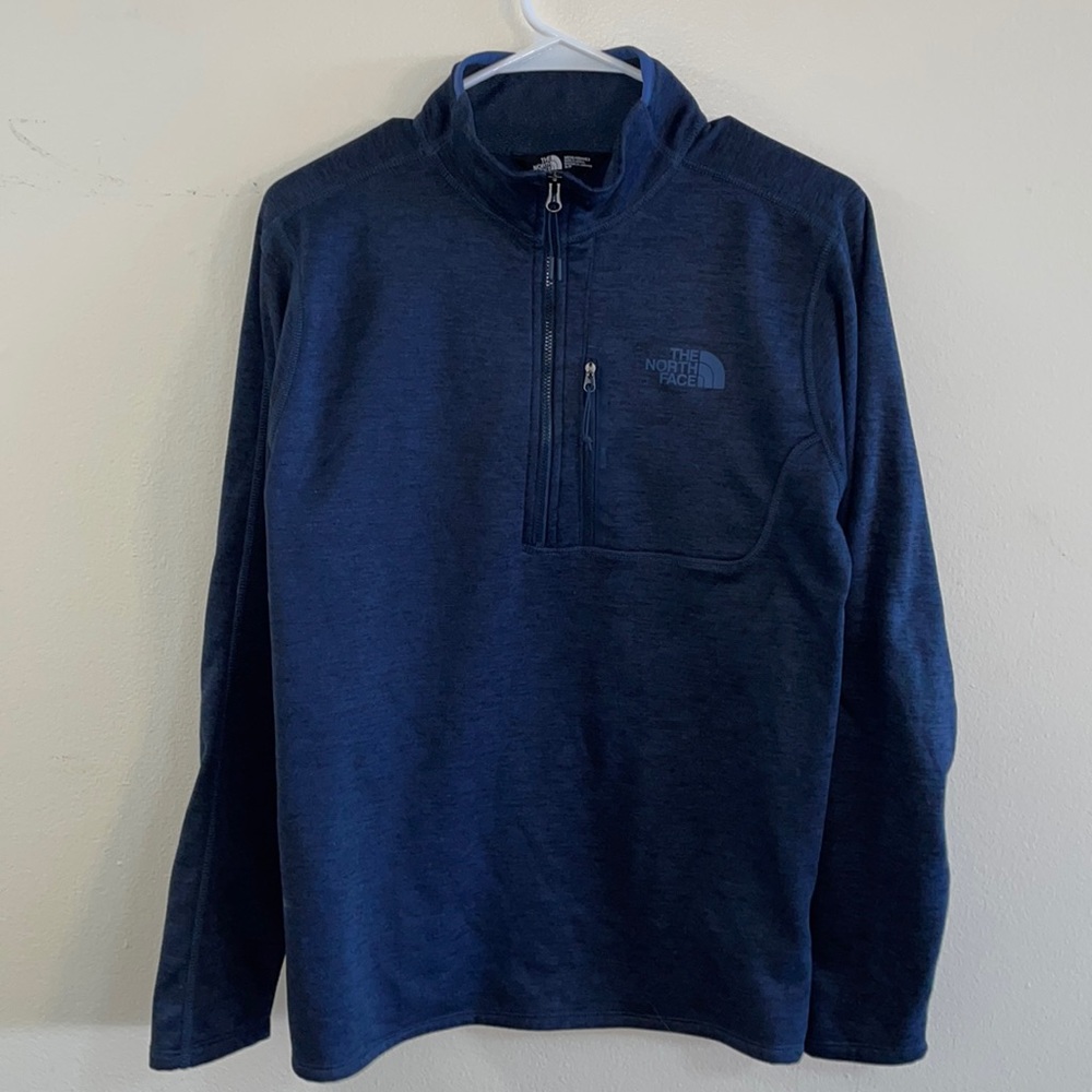 The North Face - 1/4 Zip Navy Lightweight Jacket - Small